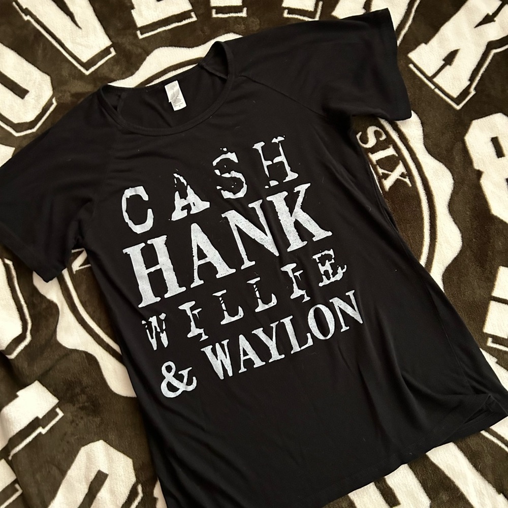 Cash, Hank, Willie, Waylon Shirt View 2